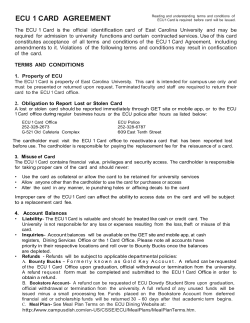 ecu 1 card agreement