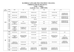 RAMBHAU LINGADE POLYTECHNIC COLLEGE,