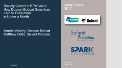 InterConnect 2017 Rapidly Generate BPM Value: How