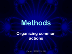 Defining methods in Alice