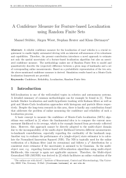 A Confidence Measure for Feature-based Localization - Uni-DAS