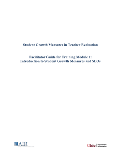 Facilitators Guide - ESC of Lorain County