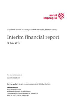 eng_Relazione Finanziaria Semestrale 2016 per deposito
