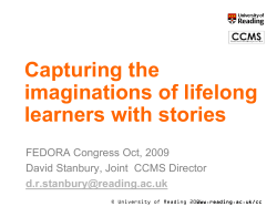 Destinations - University of Reading