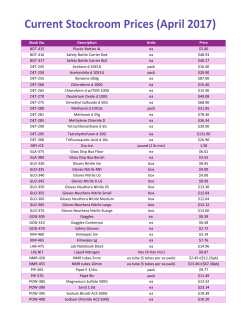 Stock No. Description Units Price BOT