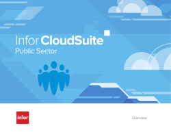 Infor CloudSuite Public Sector Brochure