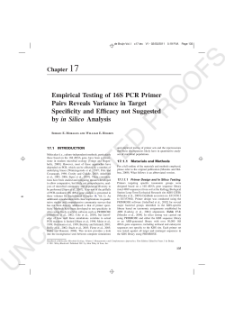Empirical testing of 16S PCR primer pairs reveals variance in target