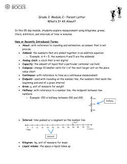 Grade 3: Module 2 &ndash; Parent Letter What`s It All About? In this 25