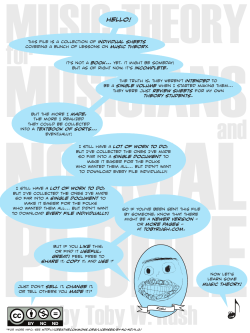 Music Theory for Musicians and Normal People File