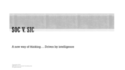 A new way of thinking&hellip;. Driven by intelligence