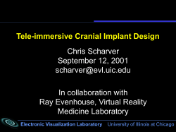 Tele-immersive Cranioplasty Design and Modeling