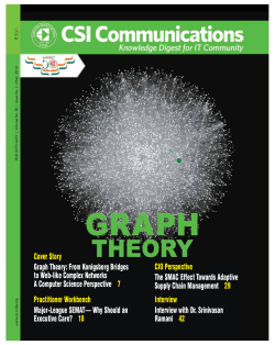 Cover Story Graph Theory: From Konigsberg Bridges to Web