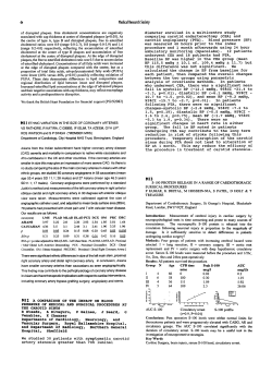 S-100 Protein Release in a Range of Cardiothoracic Surgical