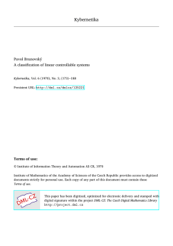 A classification of linear controllable systems