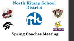 North Kitsap School District Spring Coaches Meeting