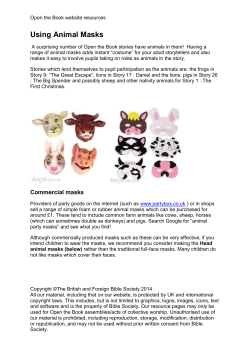 Head animal masks
