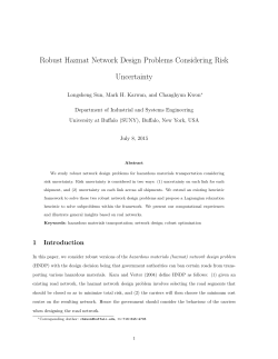 Robust Hazmat Network Design Problems Considering Risk