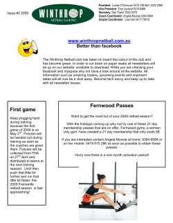 First game Fernwood Passes