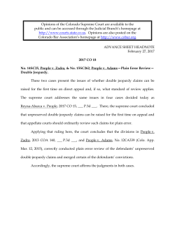 14SC25, People v. Zadra - Colorado Judicial Branch