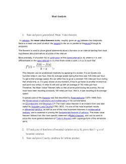 Real Analysis