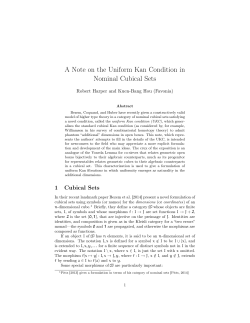 A Note on the Uniform Kan Condition in Nominal Cubical Sets