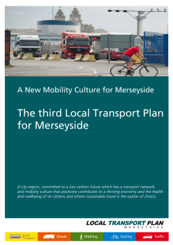 The third Local Transport Plan for Merseyside