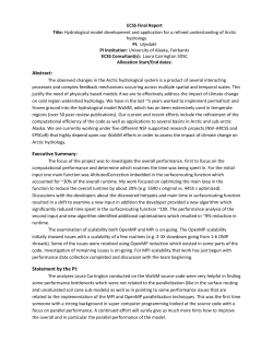 Hydrological model development and application for a refined