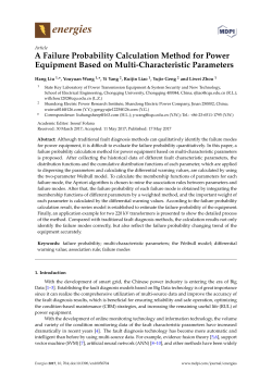 A Failure Probability Calculation Method for Power