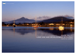 huon valley land use and development strategy