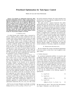 Prioritized Optimization for Task-Space Control