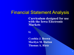 finstatement analysis-ppt
