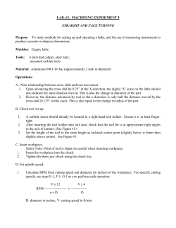 ME 363 Lab Overview and Administrative Procedures