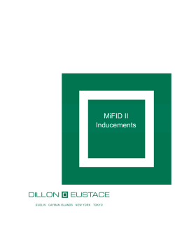 MiFID II Inducements