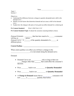 Demand Schedule: ______ that lists how much of a ______ a