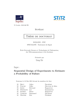Sequential Design of Experiments to Estimate a Probability of Failure