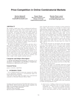 Price Competition in Online Combinatorial Markets