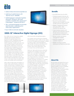 3202L 32" Interactive Digital Signage (IDS)