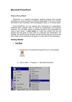 Microsoft PowerPoint