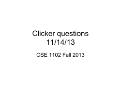 Clicker test number1