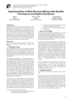 Implementation of Web Structure Mining with Breadth First Search