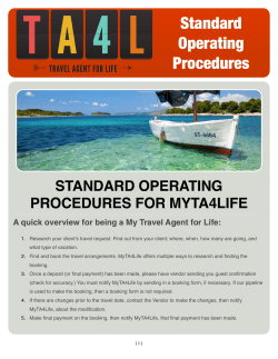 Standard Operating Procedures