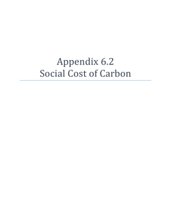 Appendix 6.2 Social Cost of Carbon