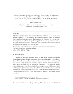 Existence of topological entropy preserving