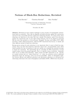 Notions of Black-Box Reductions, Revisited