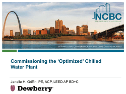Chiller Plant Optimization - Building Commissioning Association