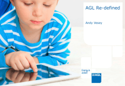 AGL PowerPoint presentation template Feb 2014