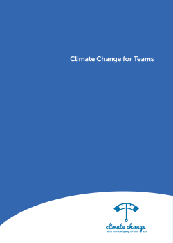 Climate Change for Teams