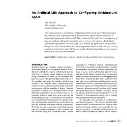 An Artificial Life Approach to Configuring