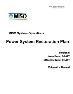 20150318 EPPSRWG Item 08 RTO-PSR-001 MISO