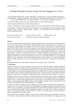 the Tree Diagram - Canadian Center of Science and Education